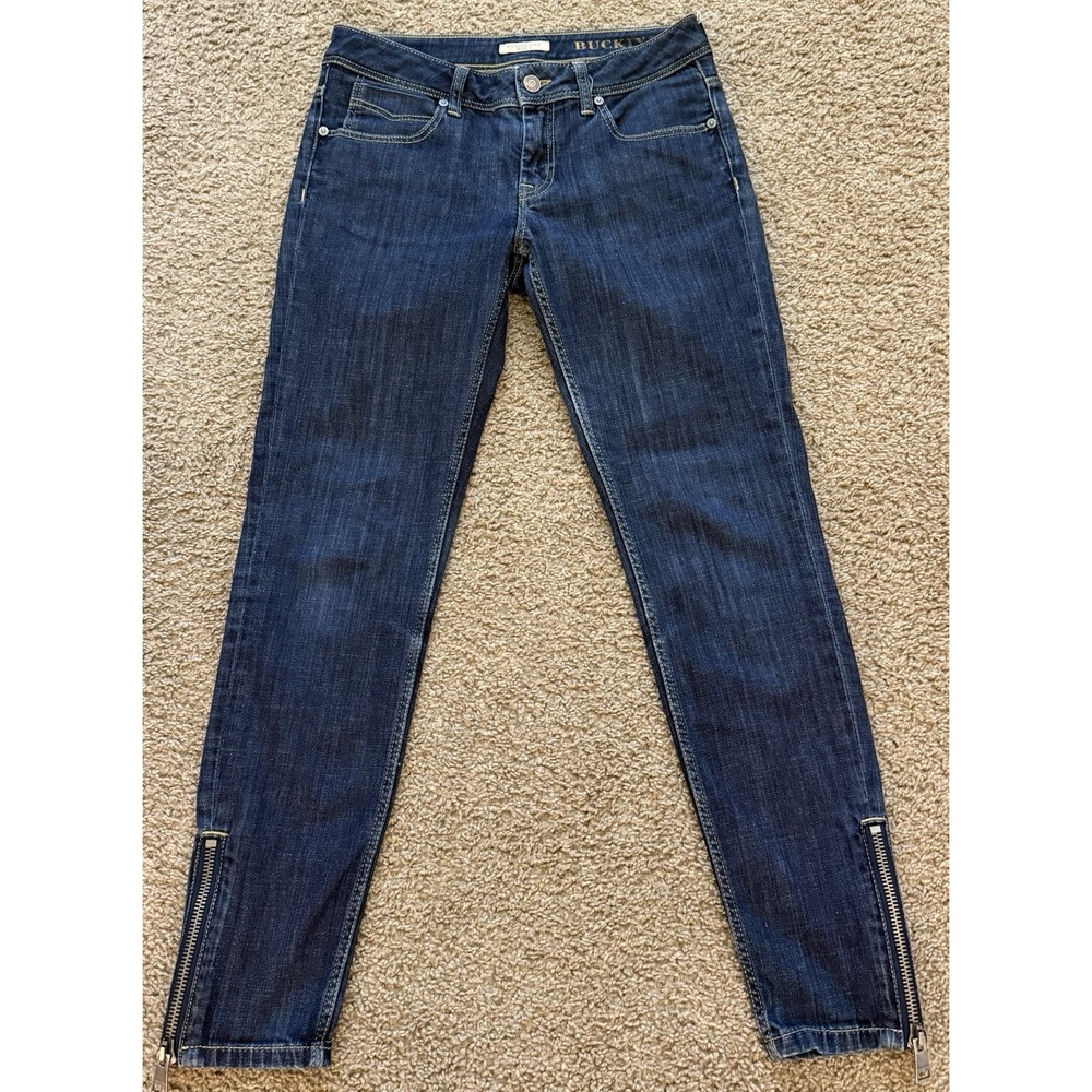 Burberry Brit Buckingham Jeans Women's 28x27 Skinny Blue Dark Wash